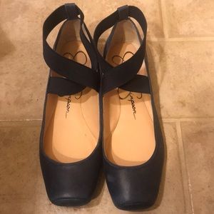 Navy blue flats! Size 10! Super cute!!!